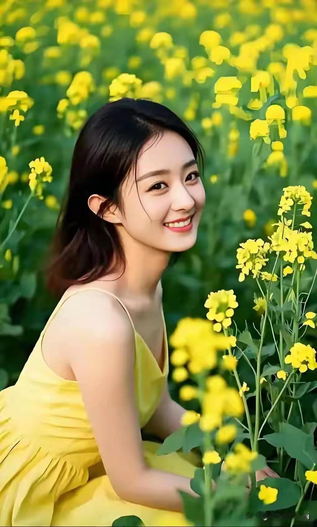 气质女神赵丽颖身材曼妙，雪肤玉貌的张丽颖