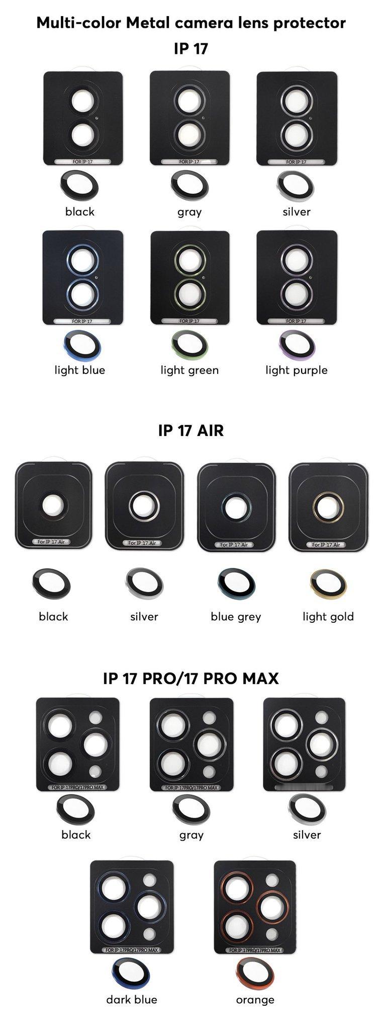 iPhone17的镜头保护盖将与手机颜色一致ProMax的橙色保护盖可能