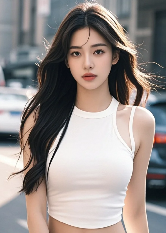 潮流街景女生秀，街拍留影韵千秋