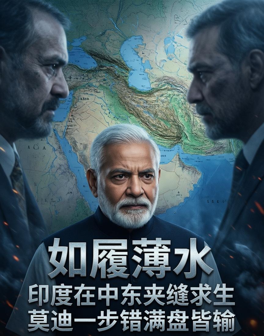 如履薄冰！印度在中东夹缝里求生存，莫迪一步走错，满盘皆输据《大西洋》月刊3月