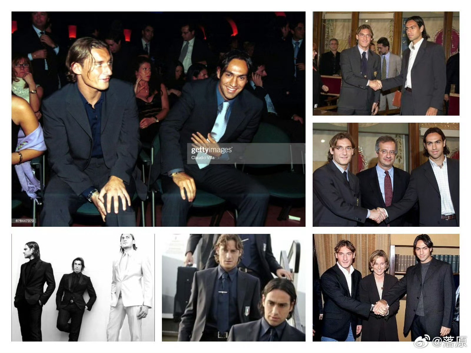 50岁的托蒂和内斯塔，在罗马穿上了同一件球衣，再度成为队友——意甲传奇三角赛，为