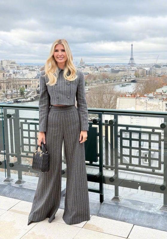 现身法国的伊万卡·特朗普，其丈夫贾里德·库什纳目前回归美国外交领域，但还没有任命