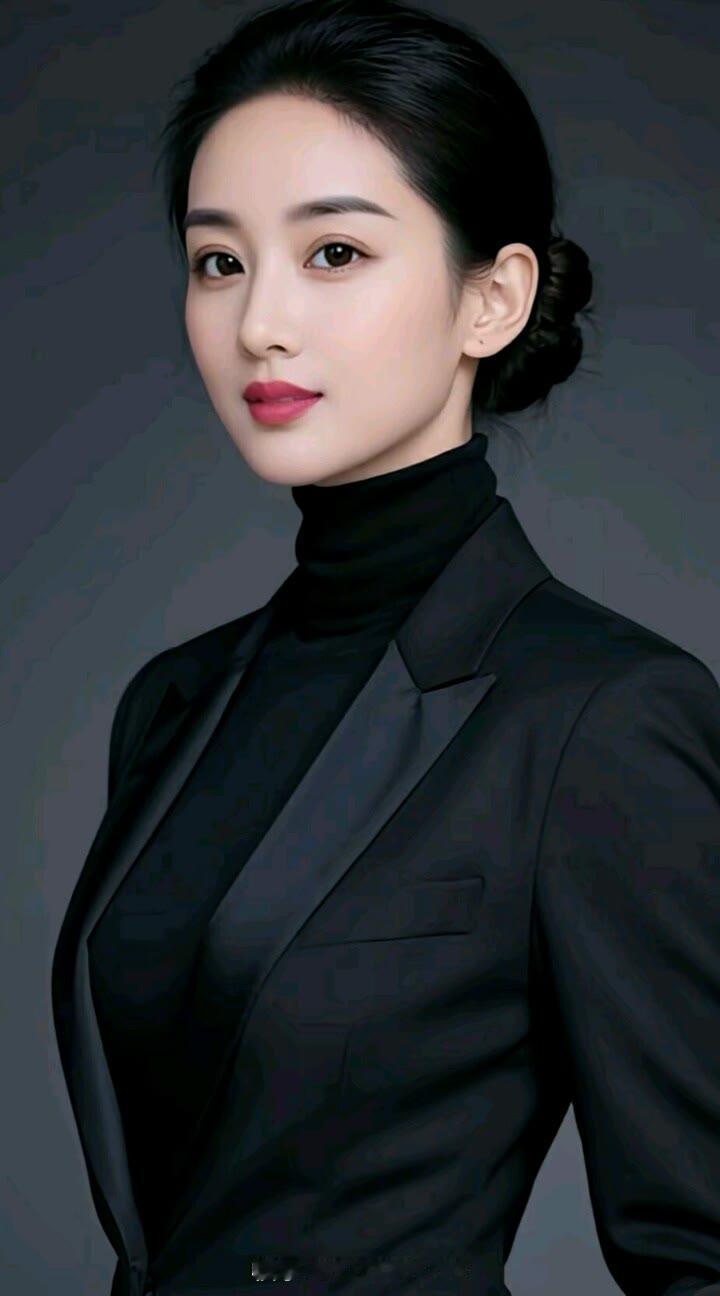 优雅黑西装，气质满分！