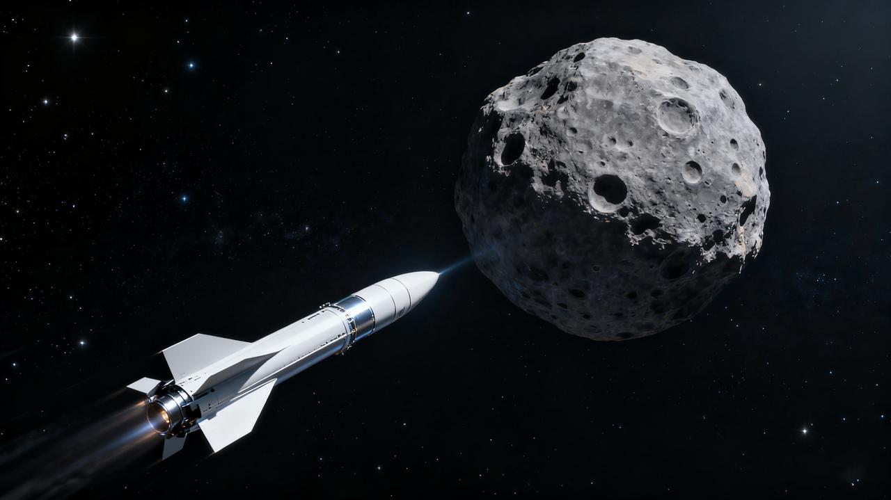 中国计划用导弹撞击小行星，其科技含量已经是三体级别了。第一，从距离上讲，小行