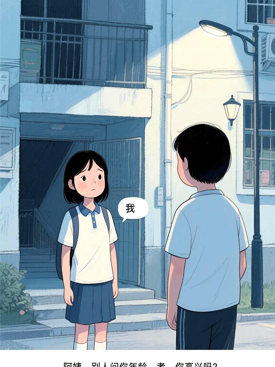 邻家女孩，刚高考结束，楼下遇到，礼貌性的问她：“考的怎么样？想上哪所大学？”孩子