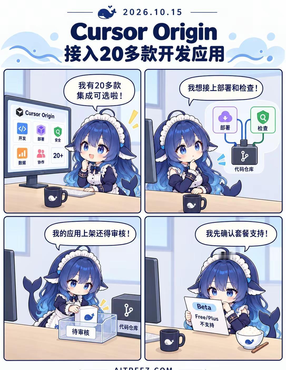 10月15日AI资讯｜大肥鱼日报。①CursorOrigin：开发工具开始“