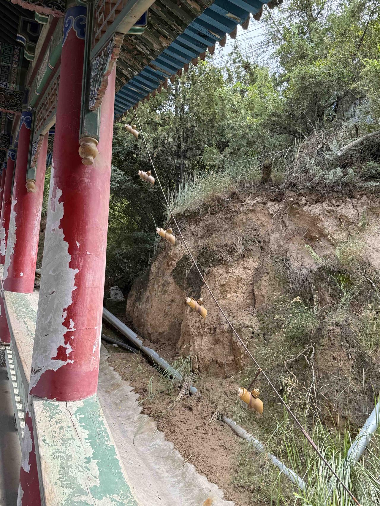 漂亮的长廊你怎么啦有一阵未登甘肃兰州的三台阁了，昨天下午从二台阁攀登至三台阁时