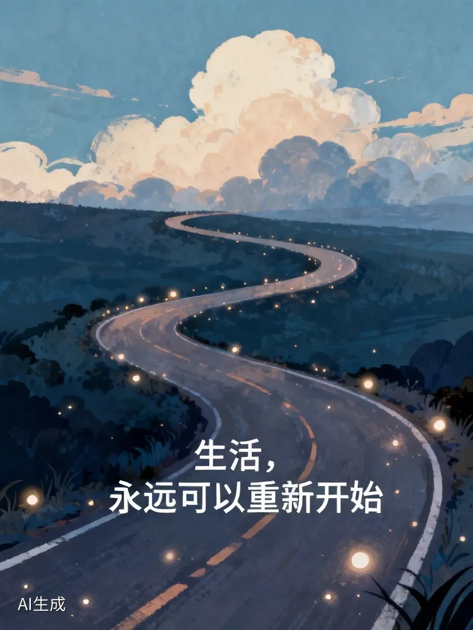 生活，永远可以重新开始。3万多天的路程，有人走着走着就迷路了。本就廉价的人生，还