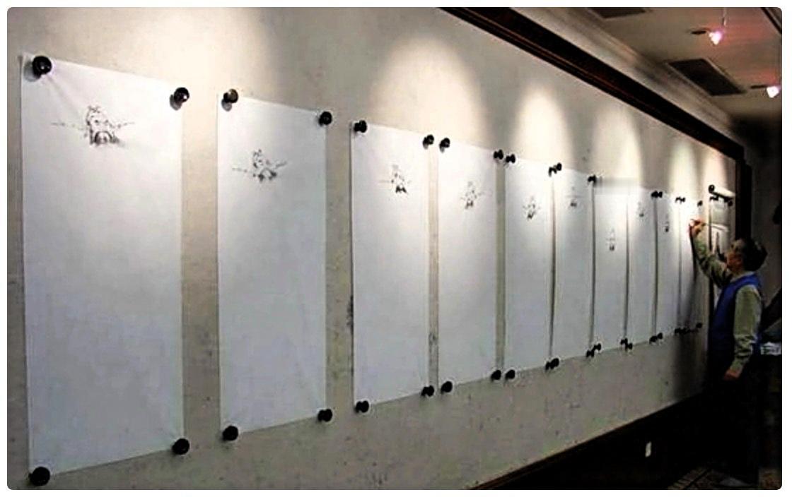 想范曾的画还值钱吗？2010年，收藏家郭庆祥公布了范曾流水线作画的照片，这些照