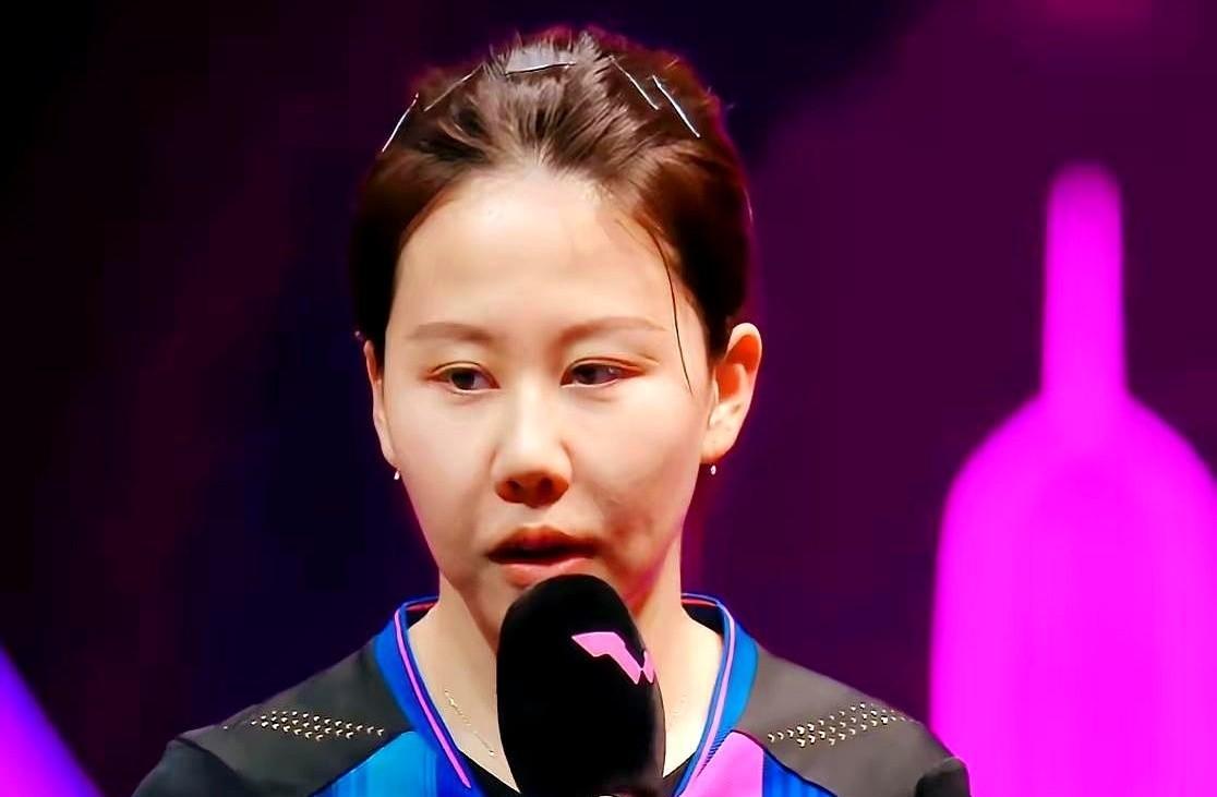 刚刷到朱雨玲赛后采访，一句话给我说愣了，记者问她对决赛有什么期待，她盯着记分牌慢