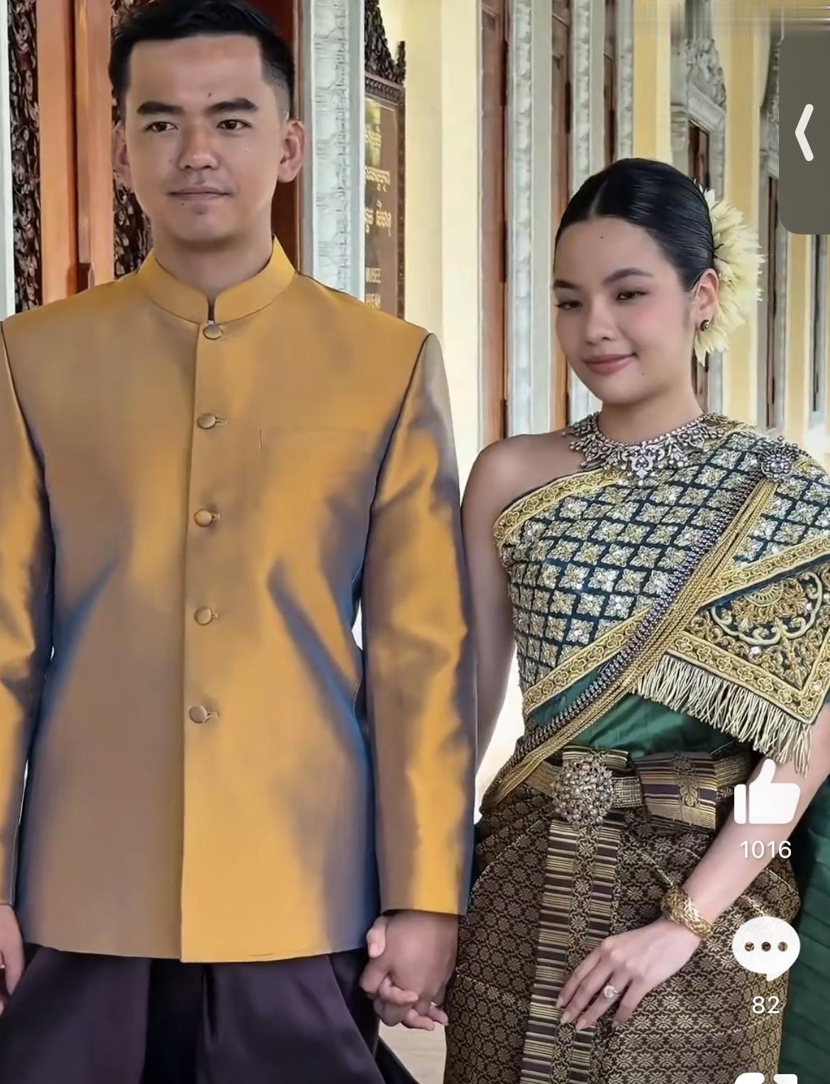 最近啊，柬埔寨王室可热闹了，28岁的诺罗敦·蓬索雷亚克公主大婚，整个金边都像是被