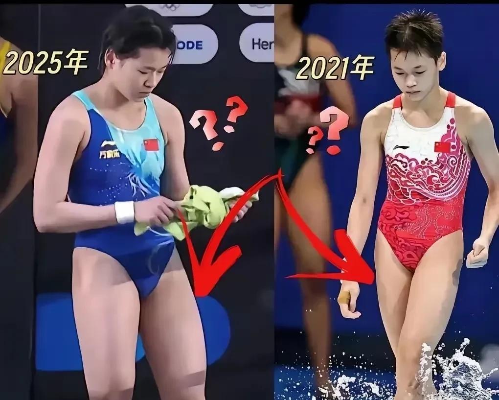 全红婵两届奥运会，身材没有太大变化。明显开始长高长胖，是奥运归来到现在。