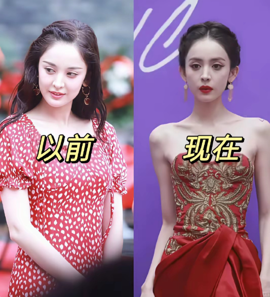 古力娜扎用事实证明，瘦跟胖比起来，简直就是判若两人。​​​