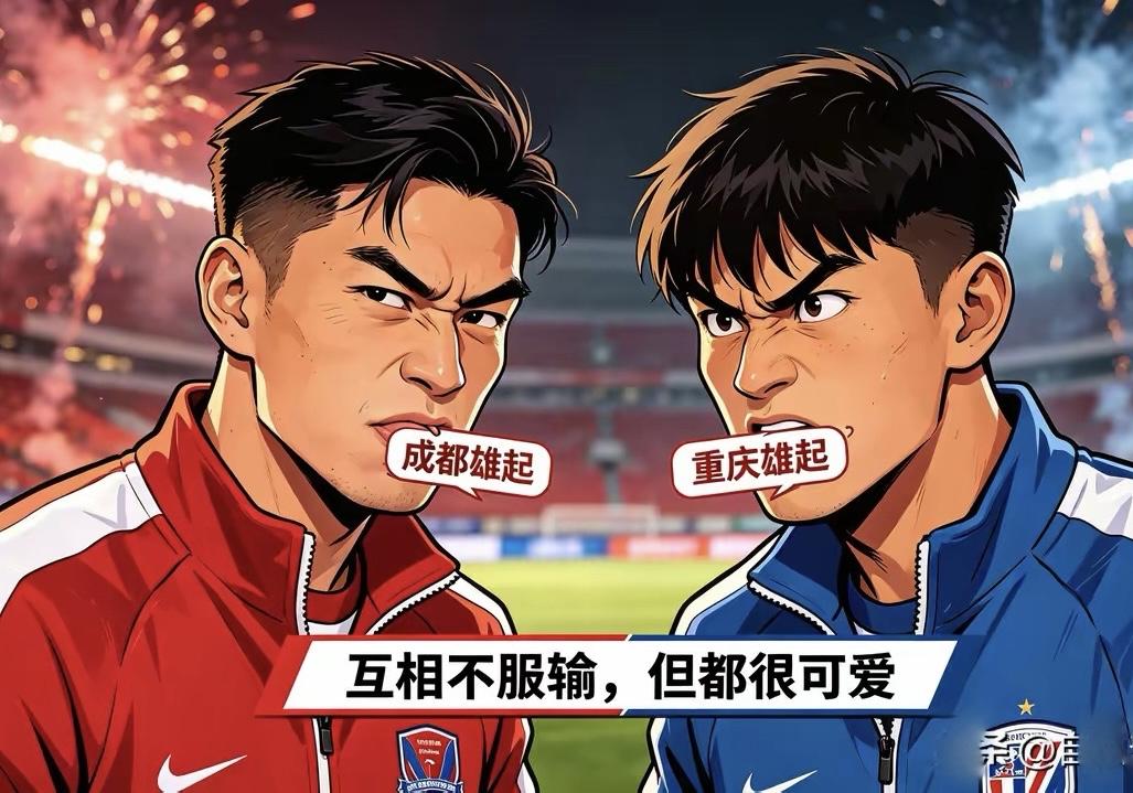 成都蓉城与重庆铜梁龙明晚又要开战了，重庆一球迷在网上发视频说，如果成渝德比7月1