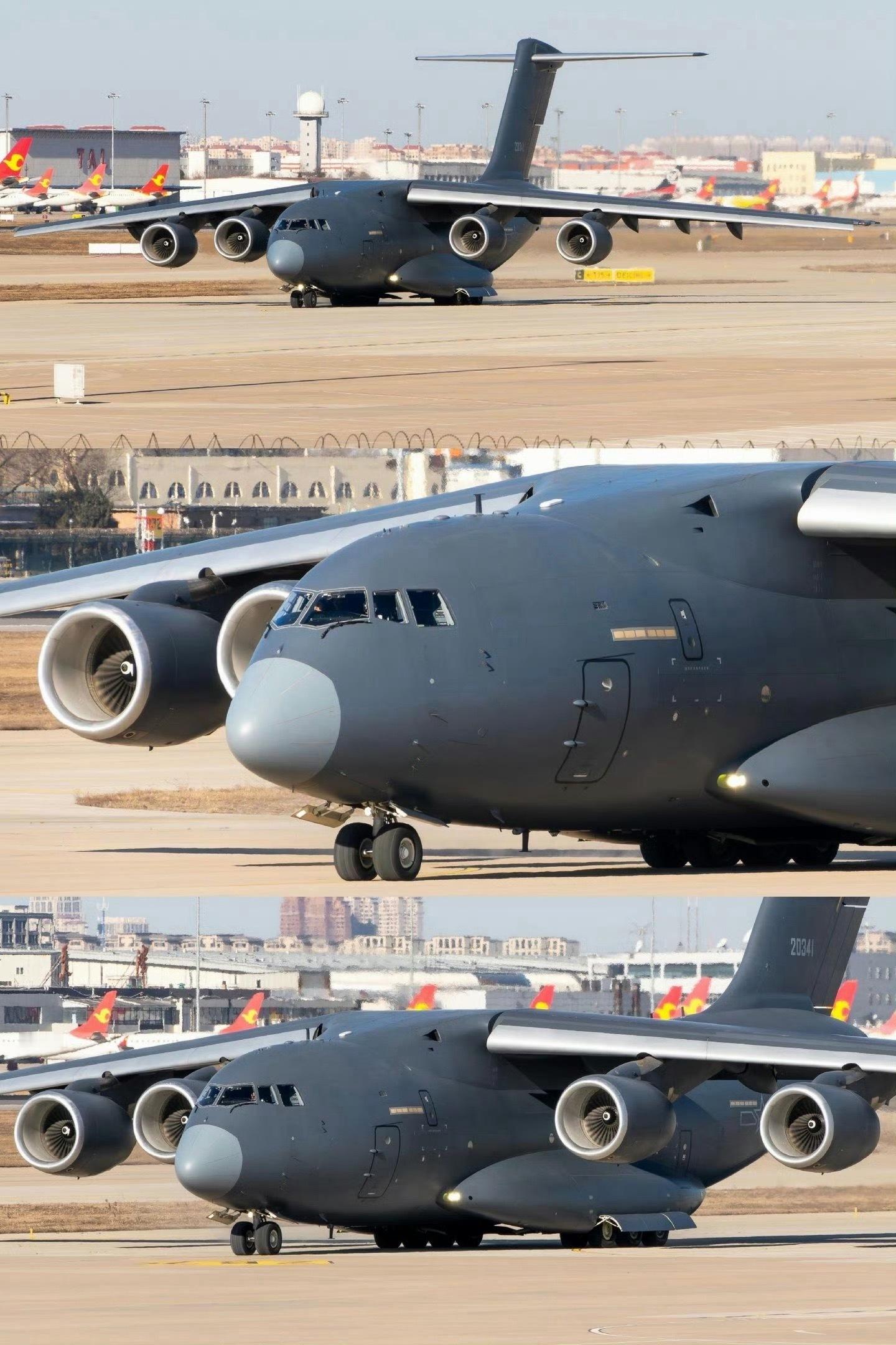 中国空军运20B接烈士回家每年迎接英烈的飞机都有升级，真好。