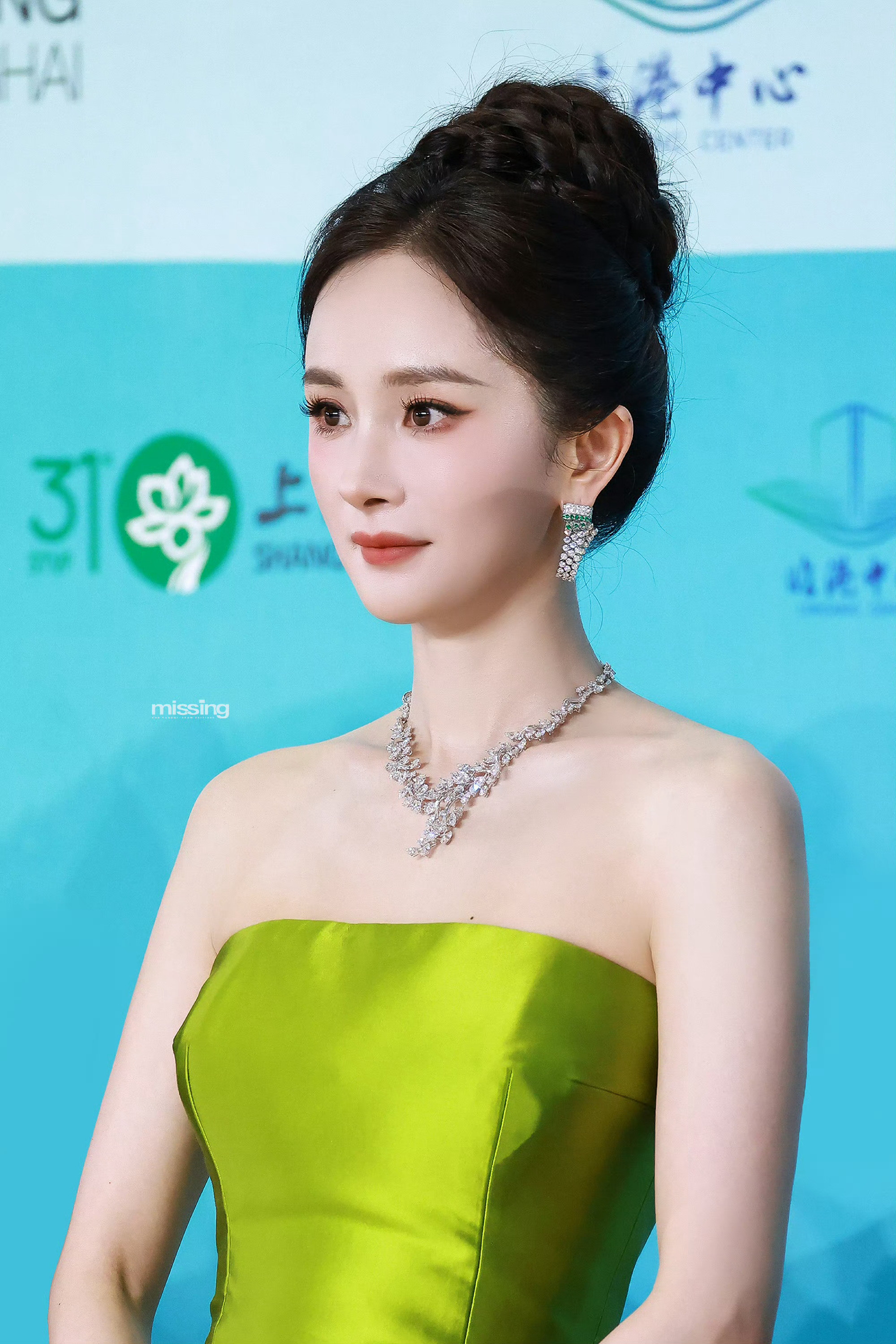 杨幂绿瓷美人姐姐好美啊啊啊！