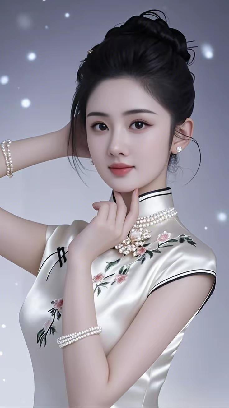 优雅旗袍，温婉动人，尽显东方之美。