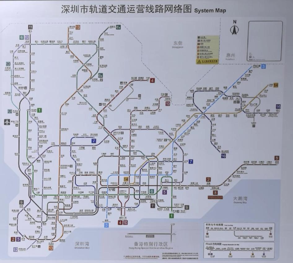 深圳地铁放眼国内，已经没谁了。深圳面积只有2000平方公里，相当0.3个上海