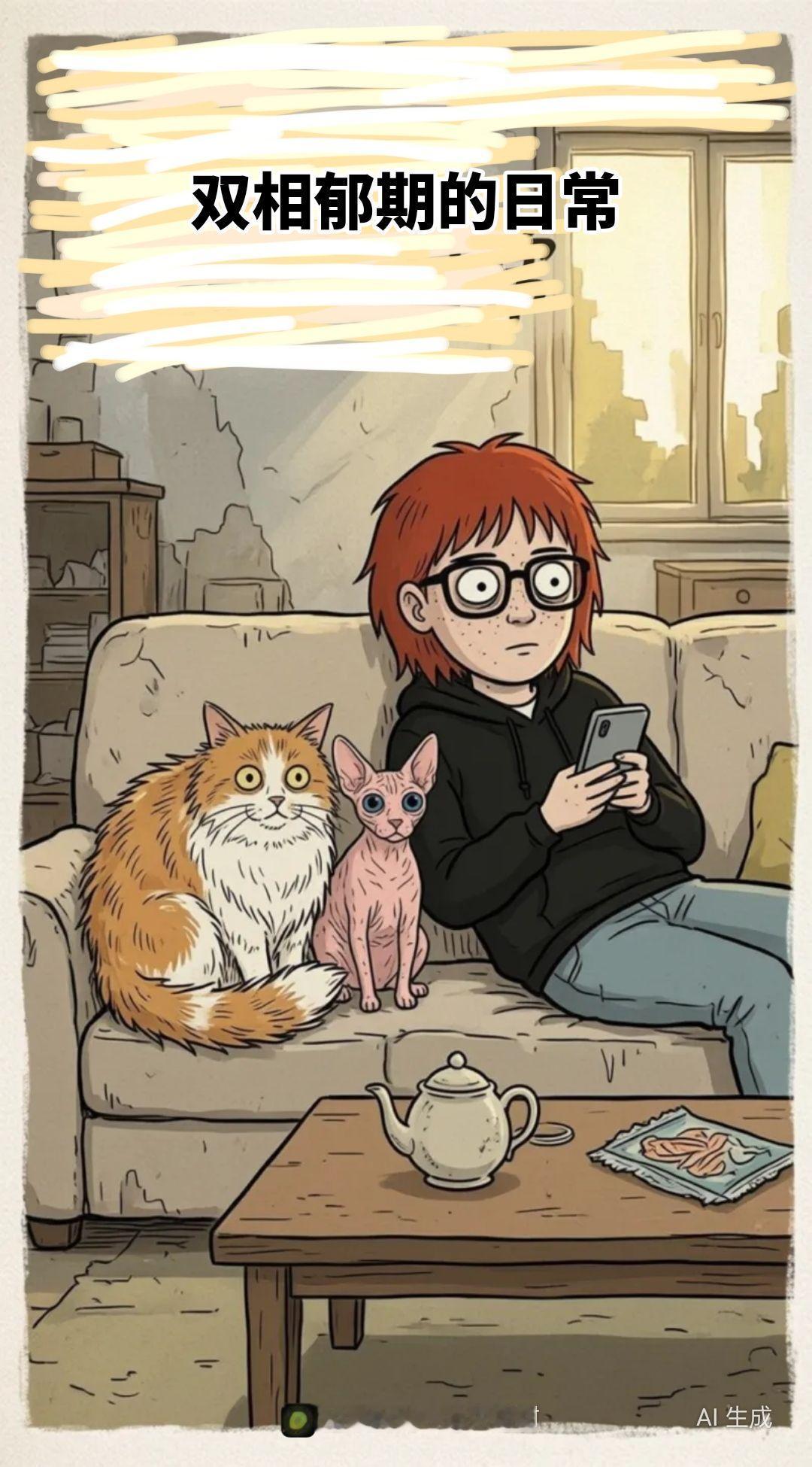 双相情感障碍生活碎片漫画漫画推荐治愈系