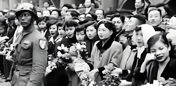 1954年1月23日，选择去台湾的志愿军1.4万名战俘抵达台湾。蒋经国代表老蒋亲