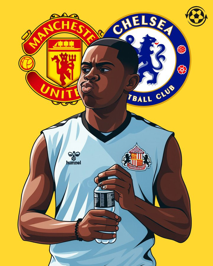 SachaTavolieri曼联和切尔西正在加紧追求桑德兰中场萨迪基曼联将这位