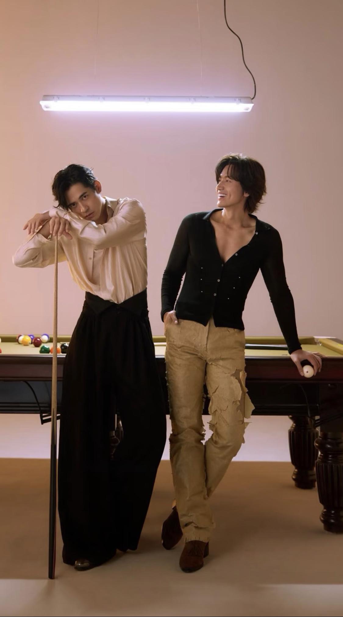 中年后的花泽类和道明寺，可惜杉菜不在了……言承旭周渝民