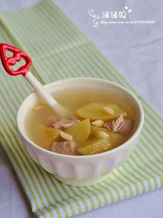 给宝宝苹果南北杏瘦肉汤, 促进宝宝身体发育!