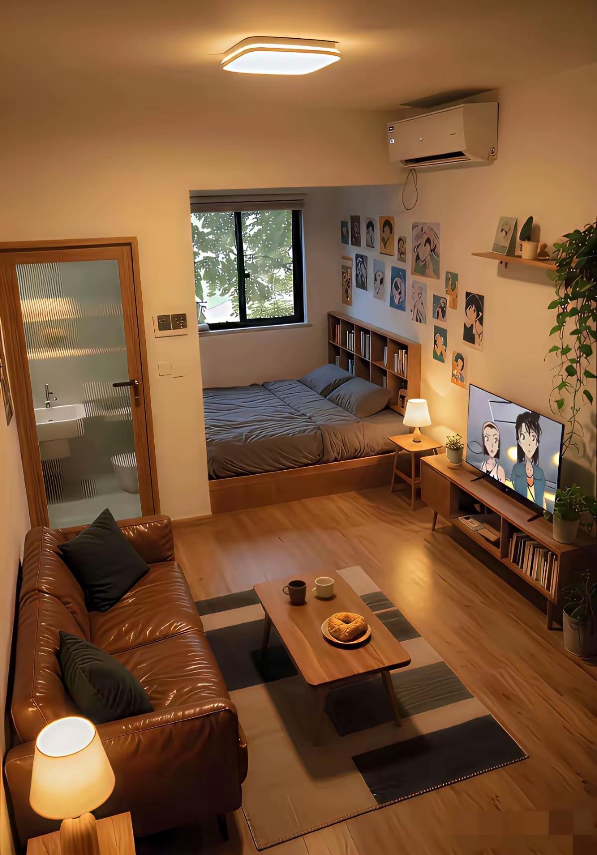 图中这样一个房子一个月10万，不能出门你能待多久