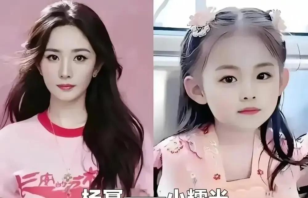 杨幂每年掏5000万港币抚养费，换来的结果是，她女儿在学校被同学问，你长得像你姑