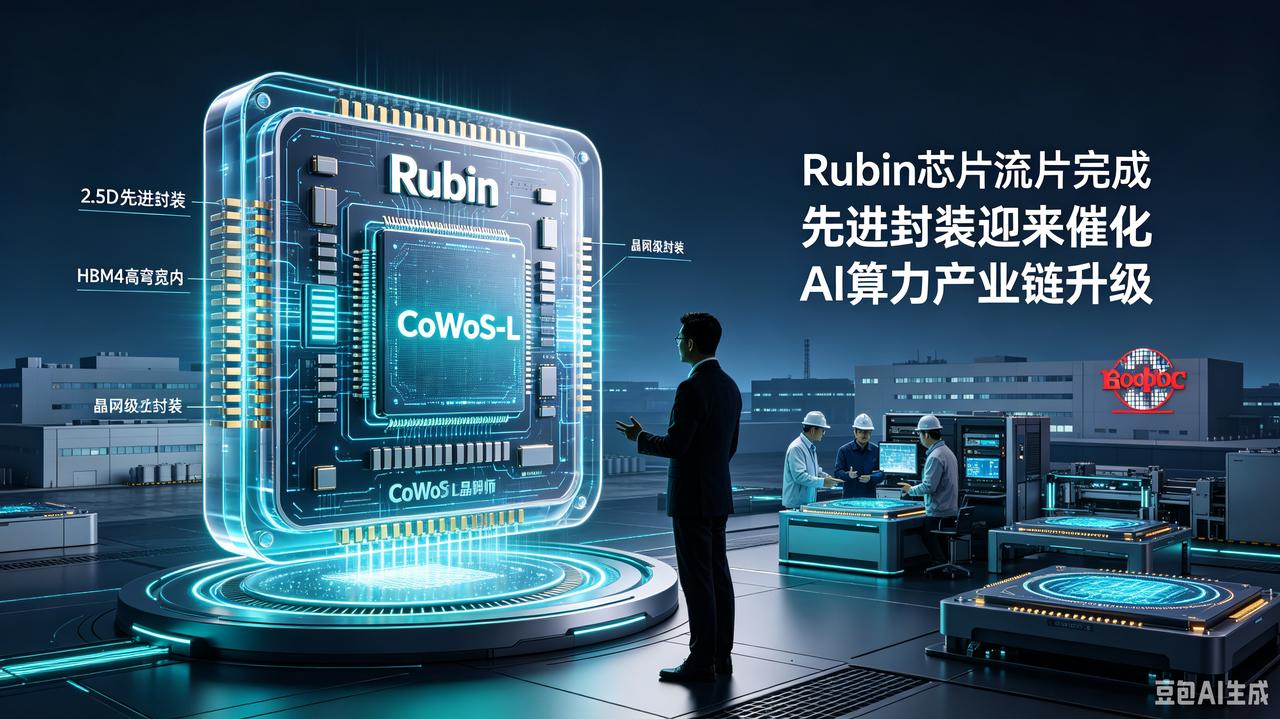 黄仁勋连夜飞往台积电Rubin芯片流片完成先进封装赛道迎来重大利好一条