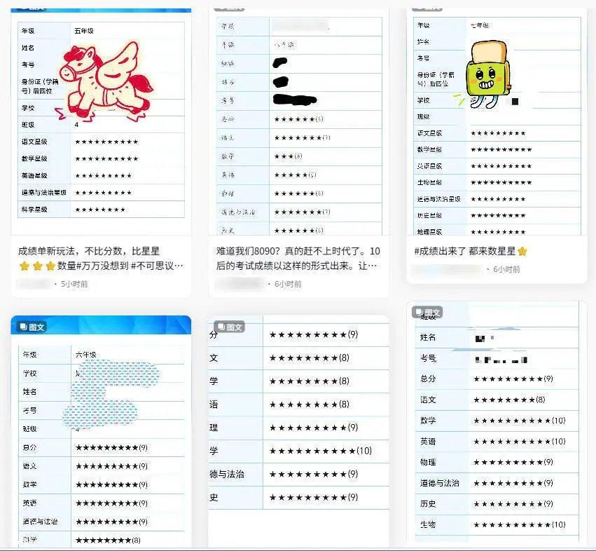 让家长通过数星星的方式了解孩子的学习成绩，只是一个成人并不喜欢的无聊游戏。把