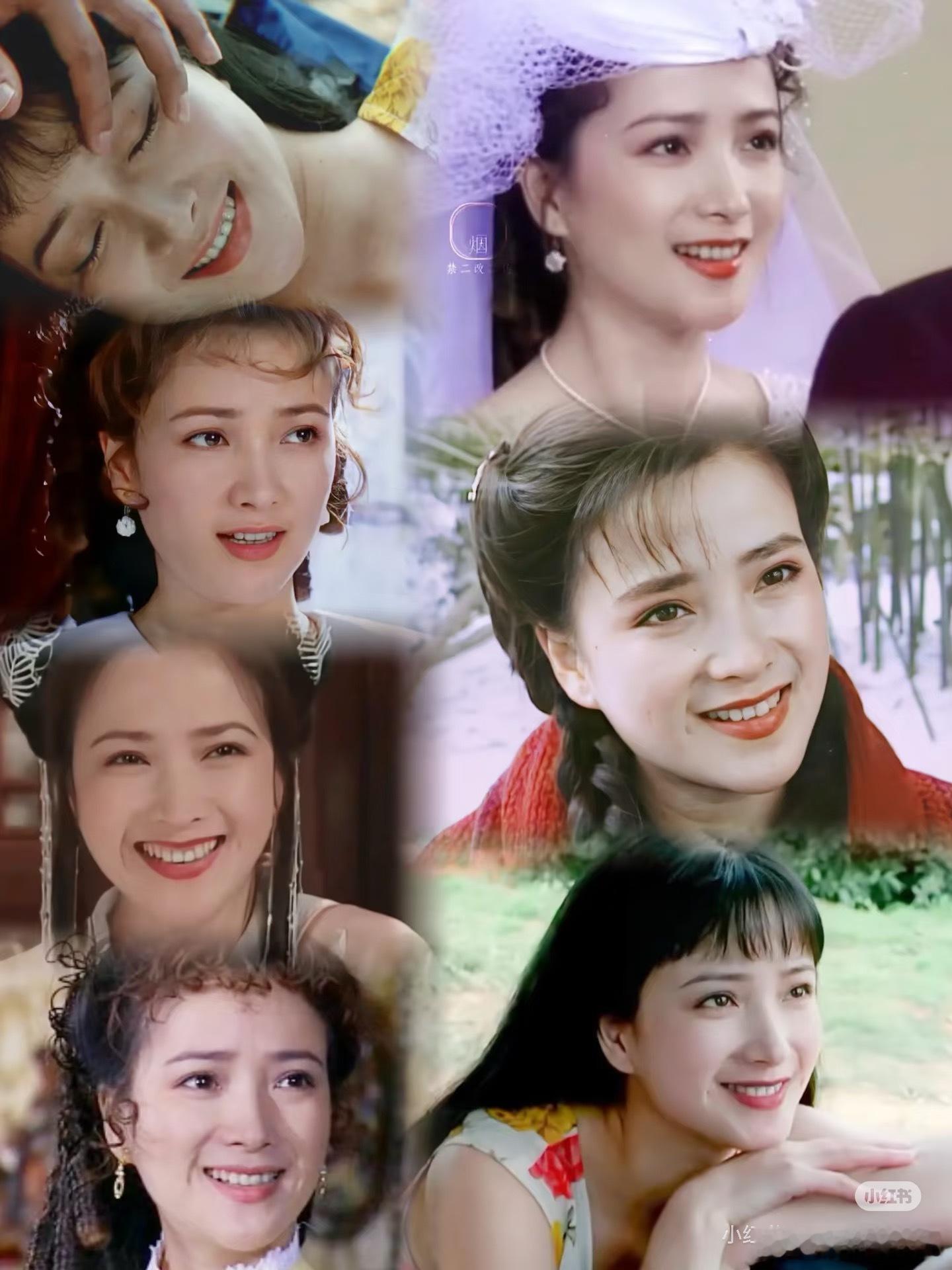 自古美人如名将，不许人间见白头何晴美得就像仙女下凡一样，眼角眉梢有秦可卿那种缱绻