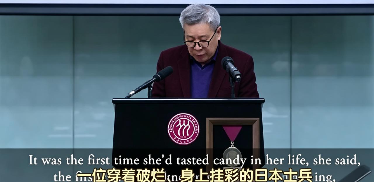 看有人传阎连科那个“日本兵给了一颗糖”的视频，虽然我之前在一些文章中看到过，但视