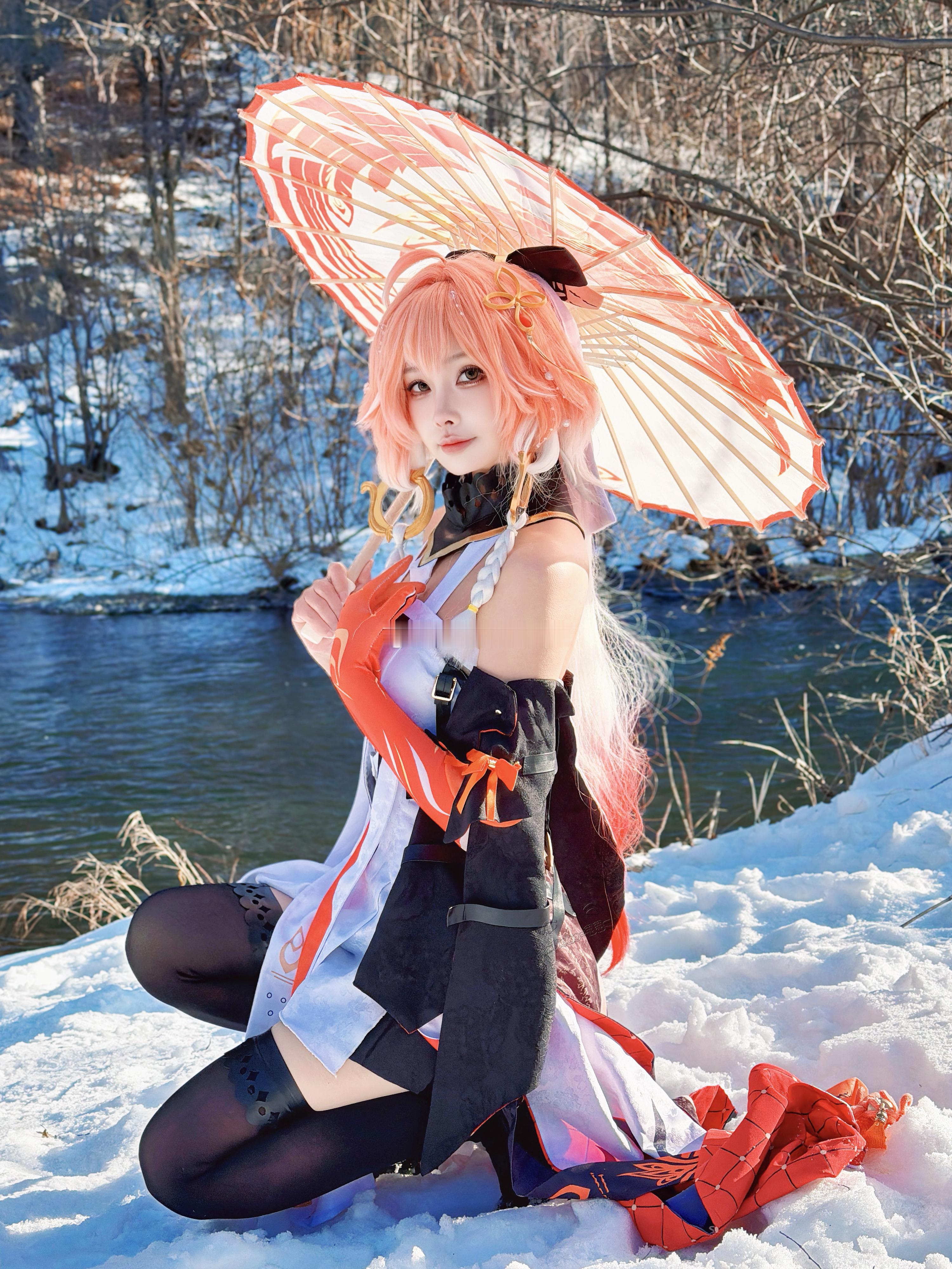 Neko_薇薇二次元cos大赏春日次元纪鸣潮冬天过去就是春天了吧～漂泊者旅