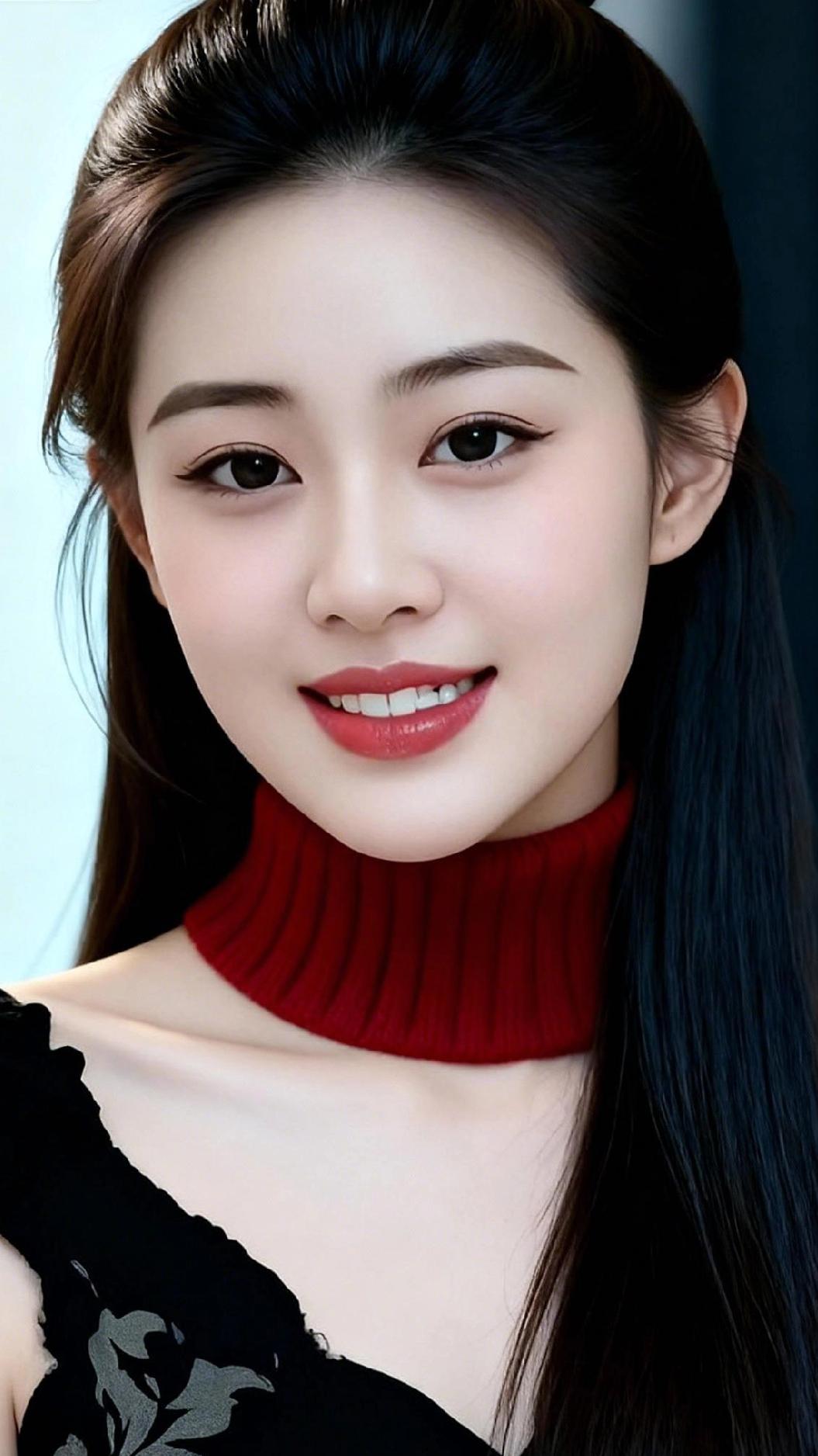 美女端庄，气质拿捏。