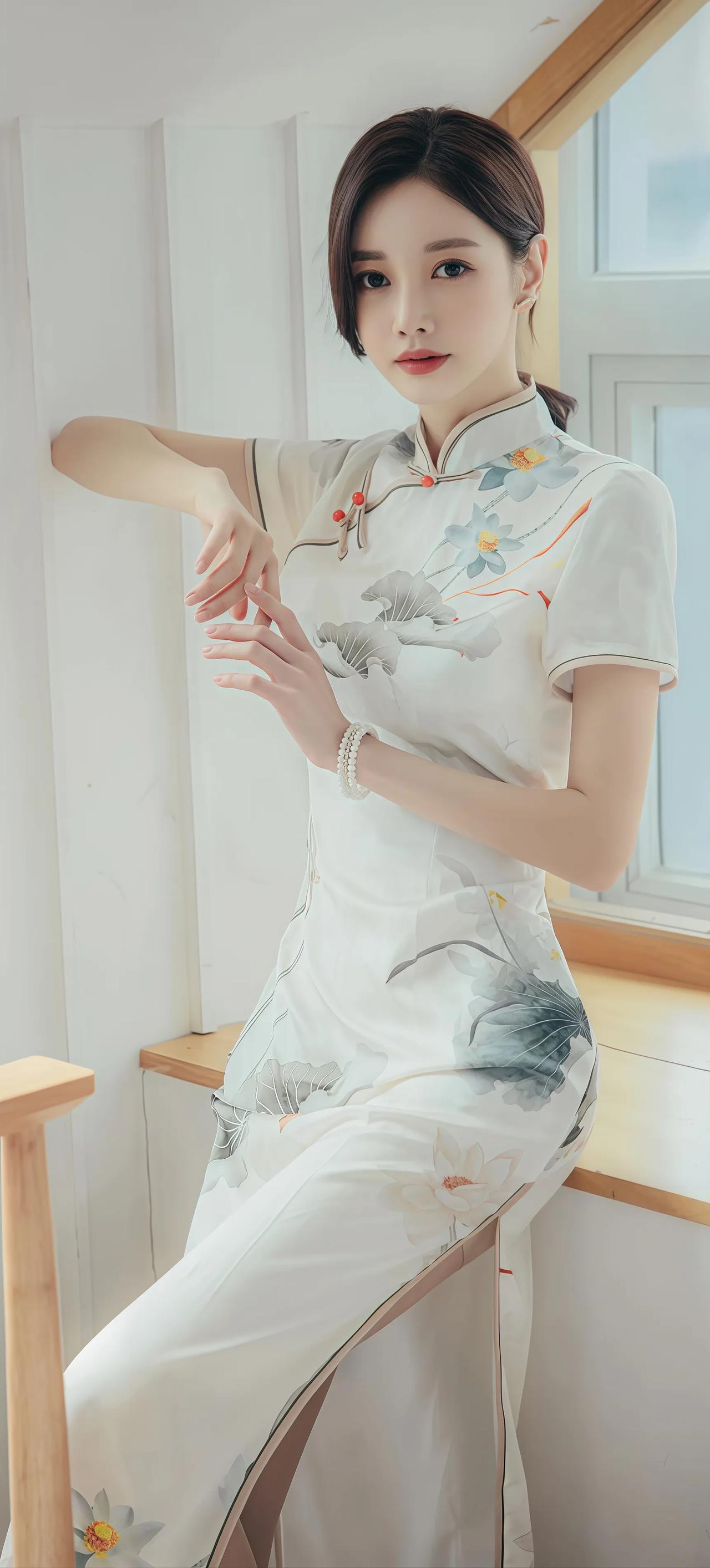 优雅旗袍，气质如兰，韵味十足。