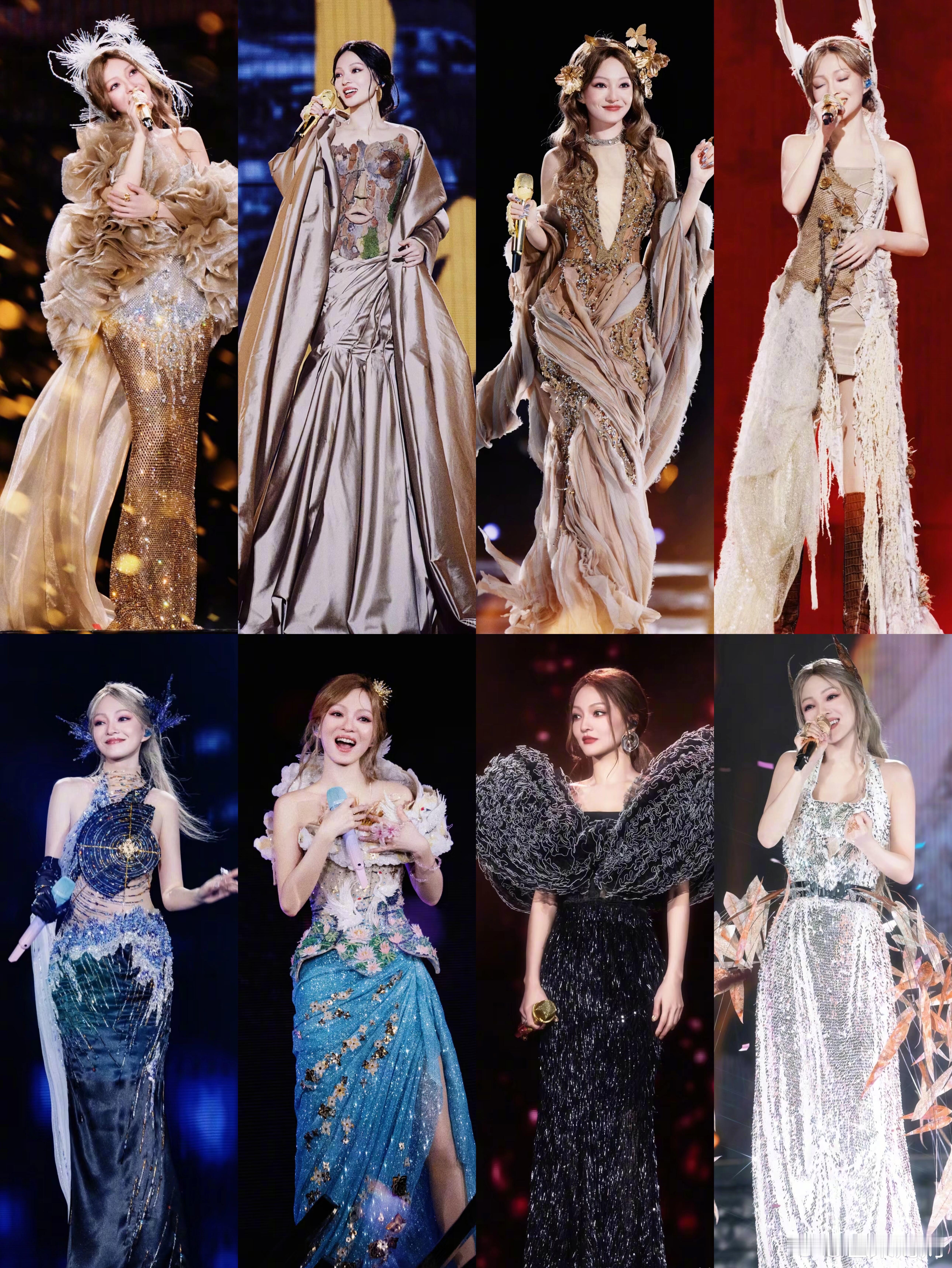 张韶涵也是裁员裁到大动脉了张韶涵每次演唱会造型都太卷了，其他歌手还在穿日常成衣，