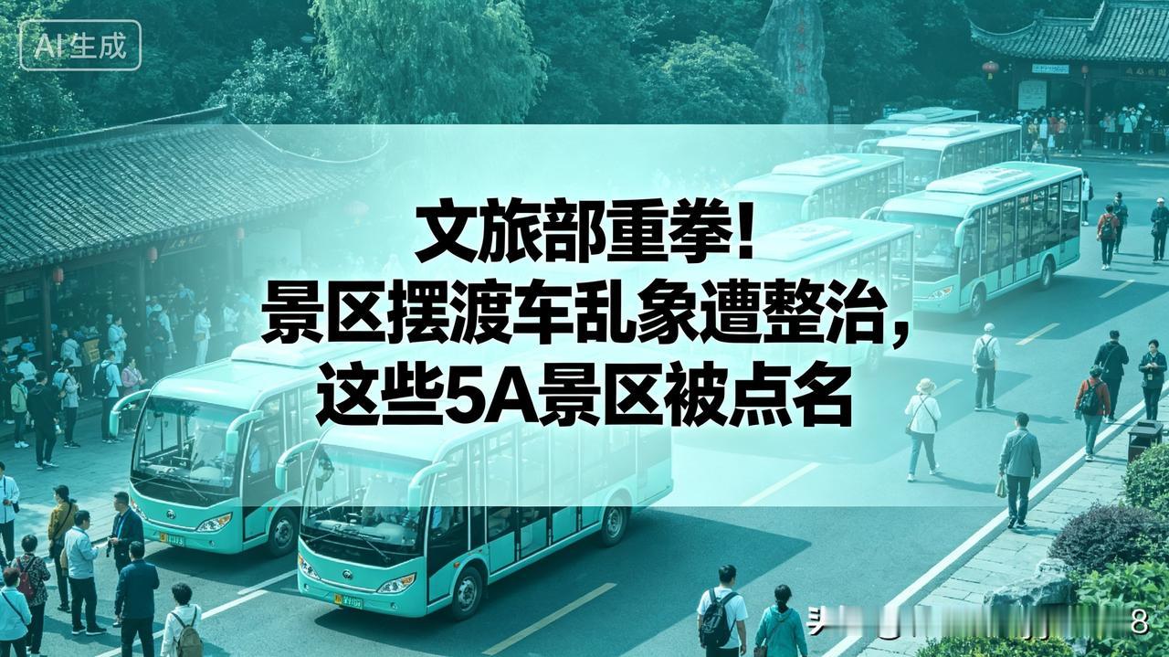 景区摆渡车乱象终于被官方重拳整治！强制乘车、天价收费、排队几小时，这些旅游“糟心