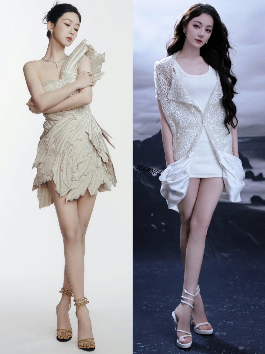 曝杨紫每天都在很痛苦地减肥真的很励志了，现在身材不但苗条，连美腿都和热巴不相上下