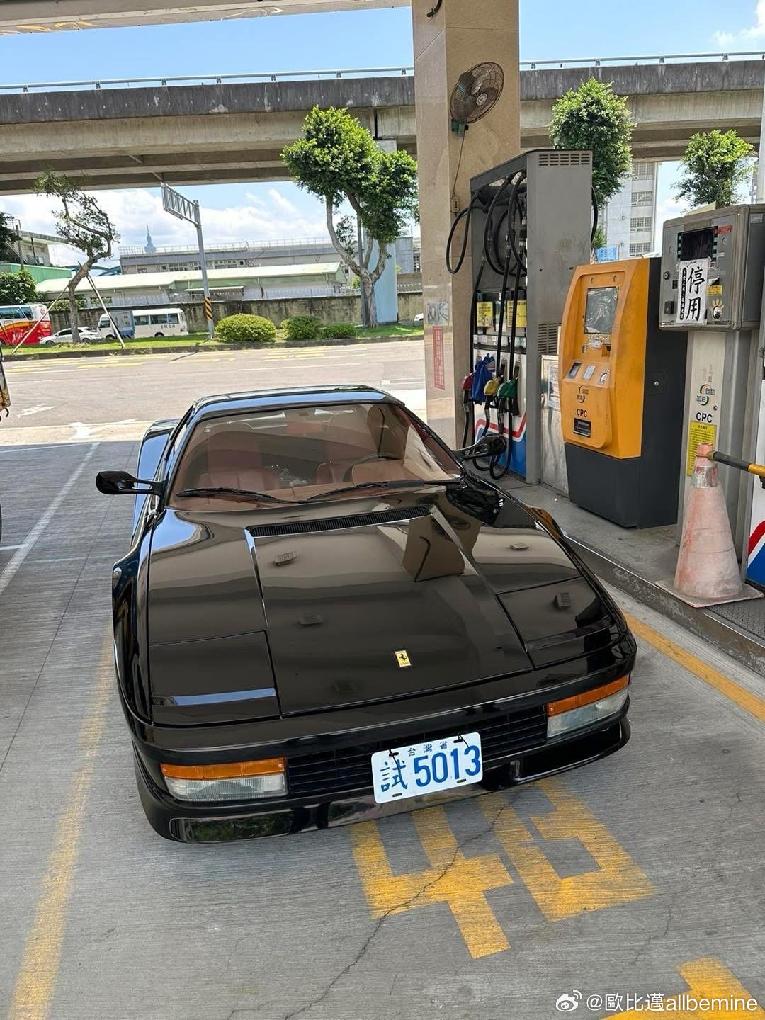 台湾老车🇮🇹1988年FerrariTestarossa全台唯一黑色駿馬