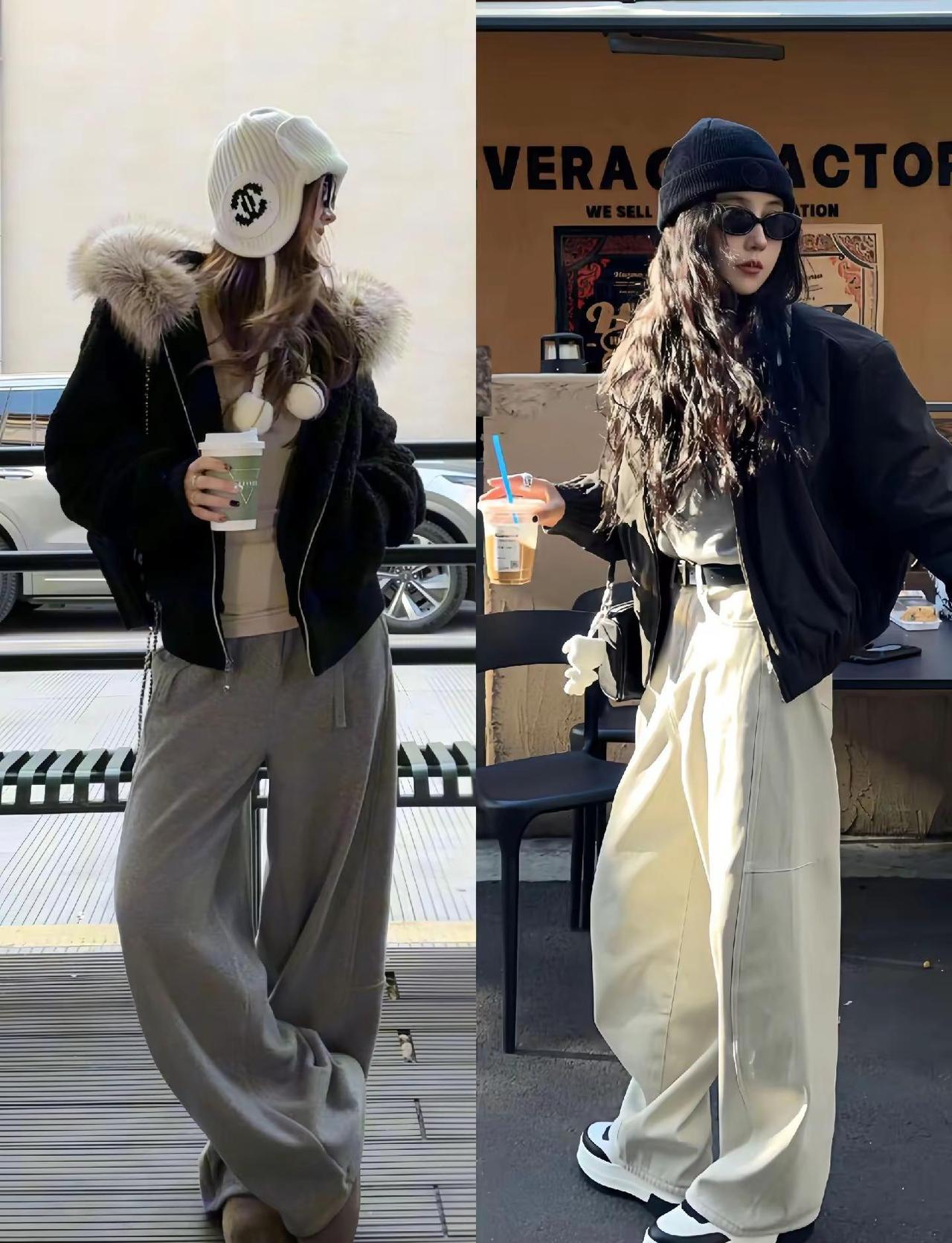 跟着超模明星学穿搭。街拍穿搭服装街拍