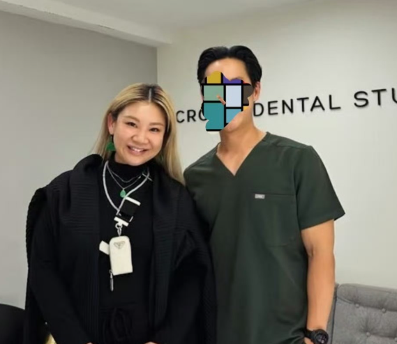 久没有消息的郑欣宜，引发了网友的关注原因是一位牙医曝光了她的照片，没想到，郑