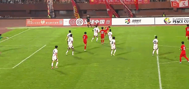 国少扳平比分刚刚替补出场的梁仕宇破门中国U16国少1-1日本U16国少沈阳