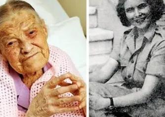 “我从来不碰男人”这就是我长寿的秘诀，2008年，一位英国105岁的奶奶在她生日