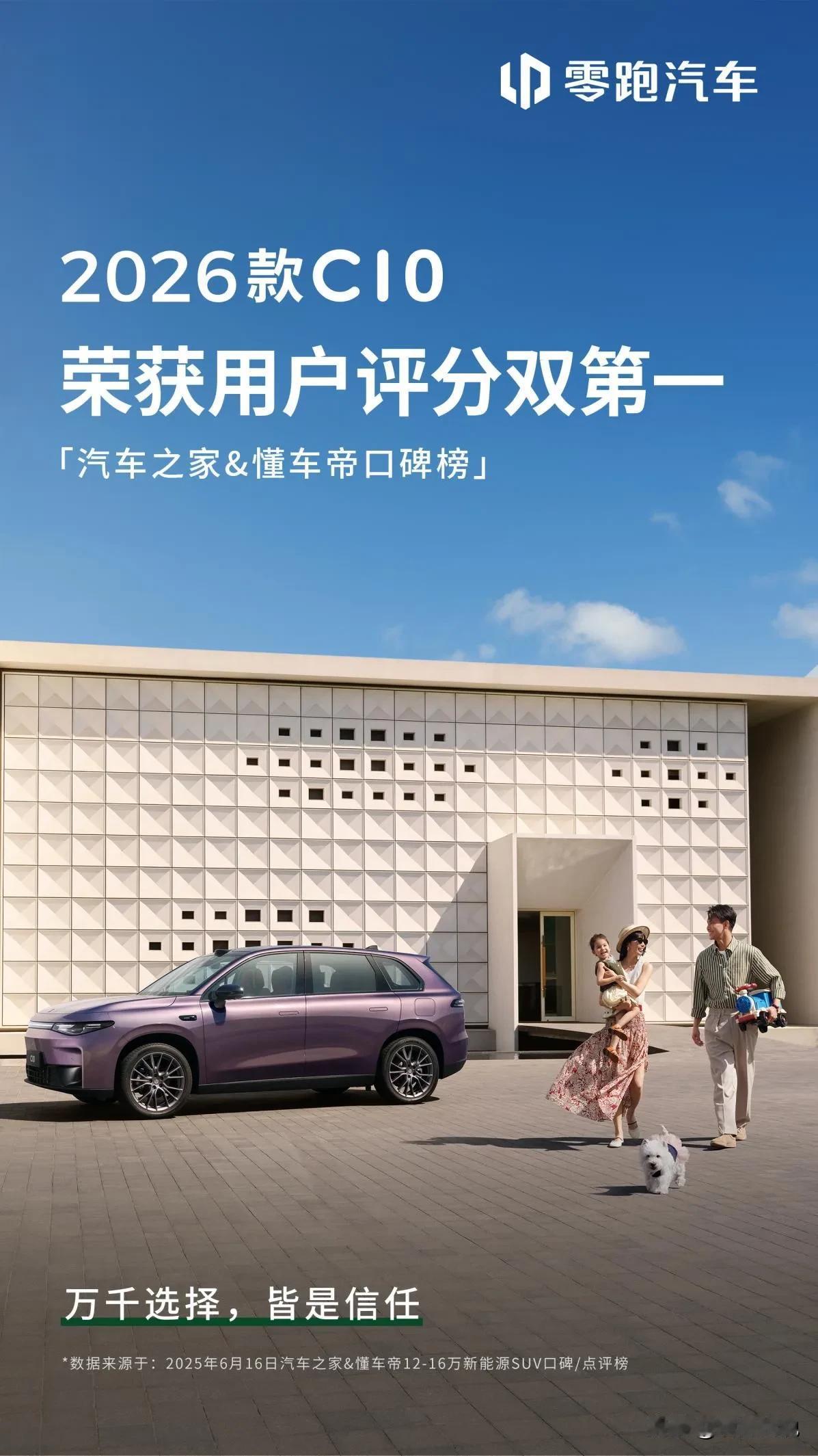 销冠+1！零跑C10拿下5月份销量口碑评分双第一。 在刚刚过去的一周，零跑