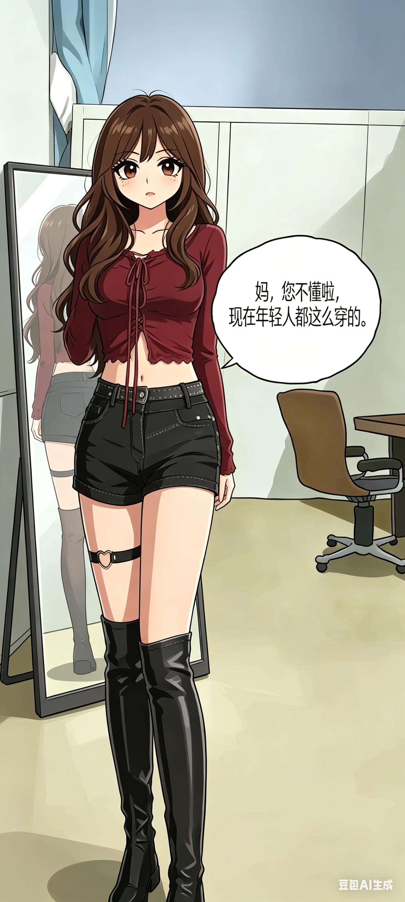 妈，您不懂啦现在年轻人都这么穿