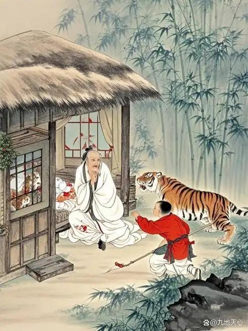 1506年，王阳明为躲避刘瑾的追杀，已逃亡数日，他精疲力竭，只得在破庙里留宿一晚