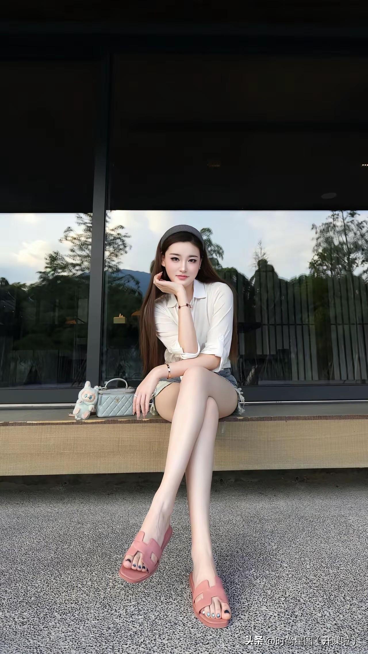 夏日休闲，自在松弛感。
