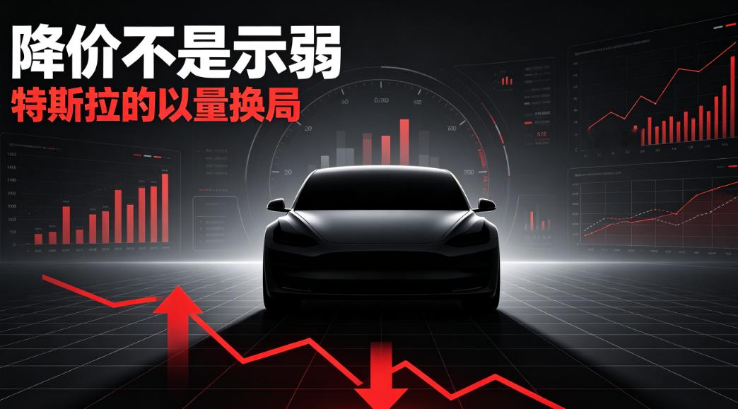 特斯拉Model3/Y降价，别被忽悠了，底层逻辑就这四个字：以量换局！很多人一看到特斯拉降价，就喊&