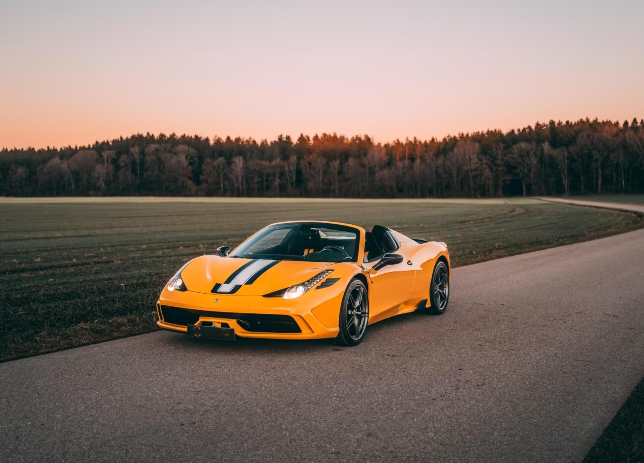 好车分享Ferrari458SpecialeAperta，法拉利自吸V8